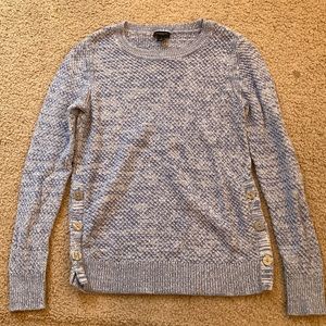 Small Blue and White Ann Taylor Sweater